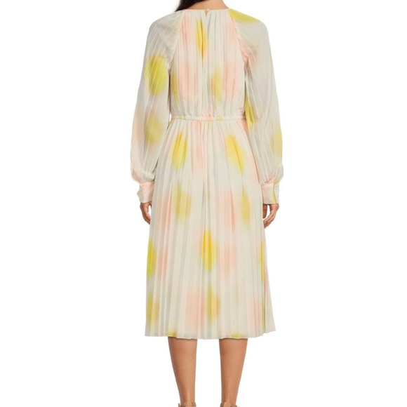 Gibson Latimer Blouson Pastel MIDI Dress Size Small - Picture 2 of 8